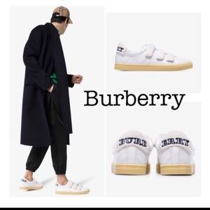 Auth Burberry sneakers leather unisex